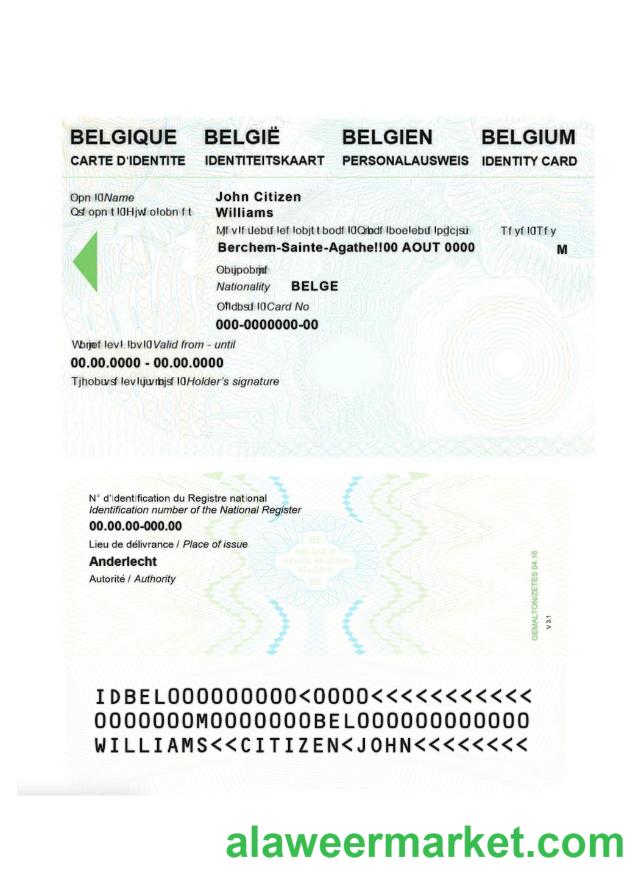 Belgium Identity card